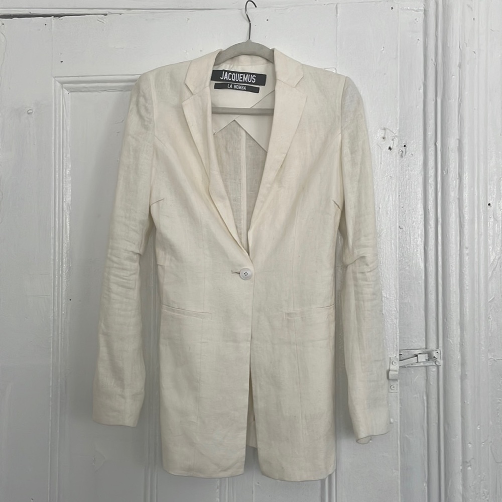 Jacquemus cream blazer